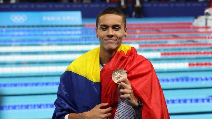 David Popovici a câștigat medalia de bronz la 50 de metri liber la Campionatul European U23