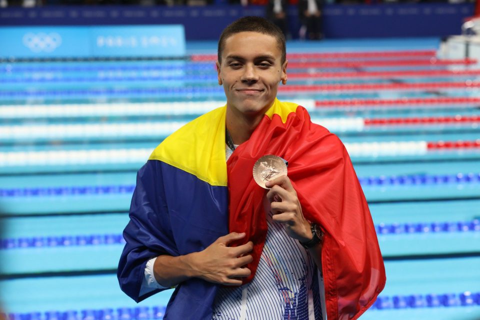 David Popovici a câștigat medalia de bronz la 50 de metri liber la Campionatul European U23