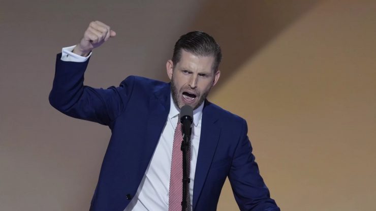 Eric Trump sugerează că el sau un alt membru al familiei ar putea candida la președinție când se încheie mandatul tatălui său