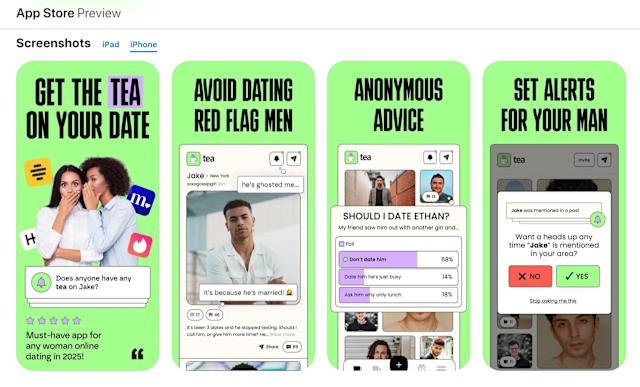 Aplicația Tea a ajuns pe primul loc în App Store în America. Femeile postează recenzii anonime despre bărbați