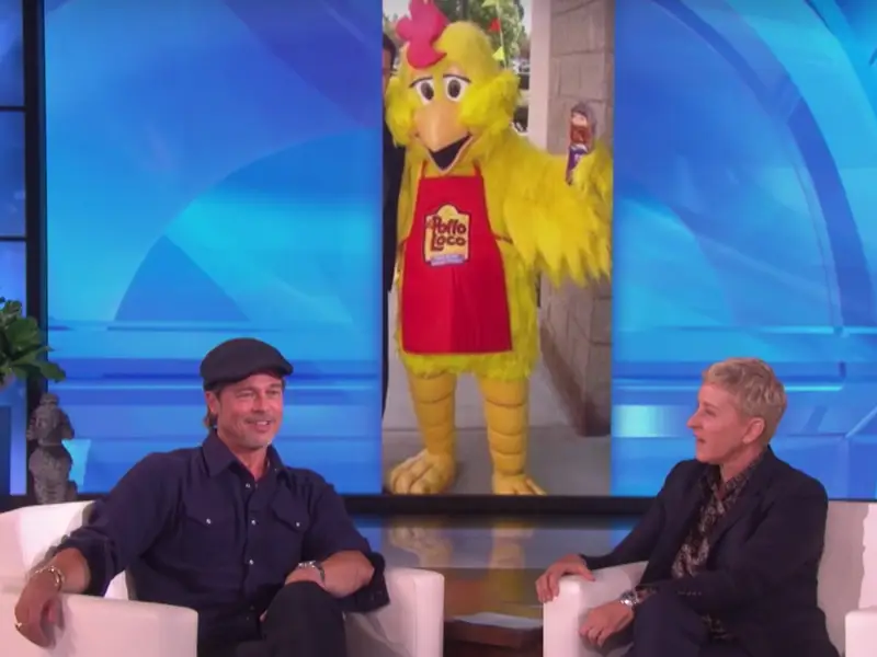 Ce joburi au avut marii actori înainte de faima de la Hollywood? Brad Pitt a fost mascotă într-un costum de pui pentru El Pollo Loco