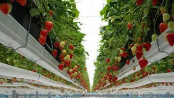 Inginerii de la Dyson au reușit să crească producția de căpșuni cu 250%. Sera Dyson Farming se află în Marea Britanie