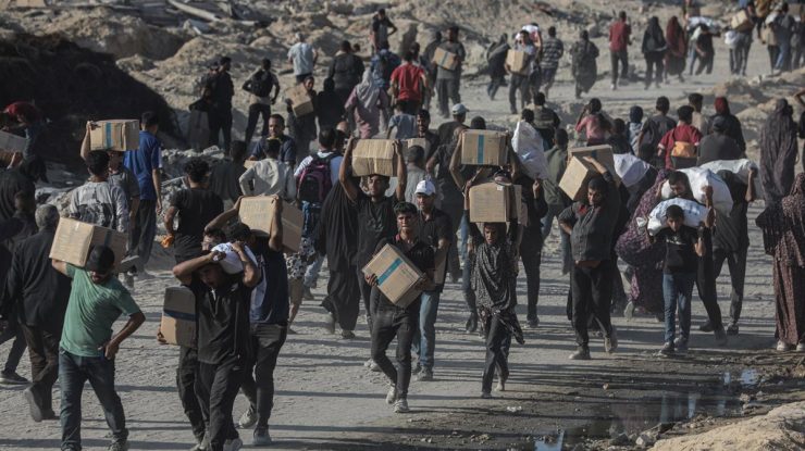 Un contractor acuză personalul centrelor de ajutor din Gaza că a deschis focul asupra palestinienilor