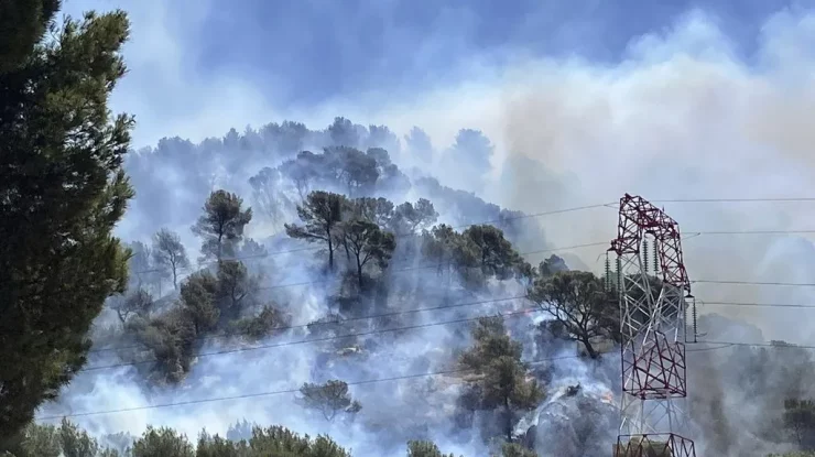 Un incendiu de vegetație provoacă daune majore în Marsilia. Aeroportul Marseille Provence a fost închis