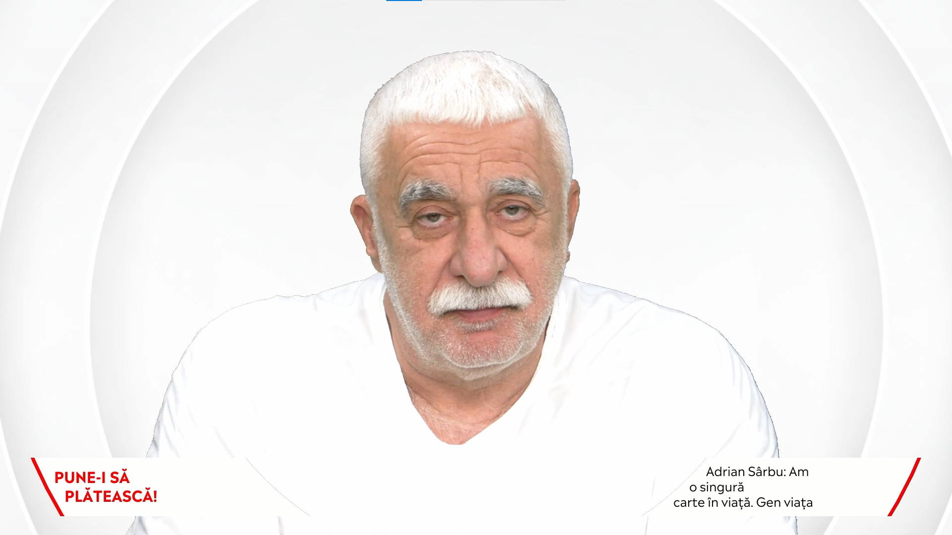 Adrian Sârbu: Am o singură carte în viață.Viața, gen.