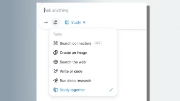 ChatGPT testează o funcție numită „Study Together”, care transformă chatbotul într-un coleg de studiu