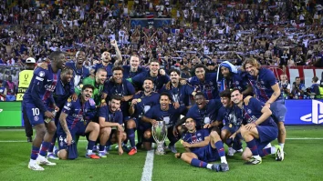 PSG câștigă Supercupa Europei, după 2-2 în 90 de minute și 4-3 la loviturile de departajare cu Tottenham. Radu Drăgușin e accidentat și nu a jucat