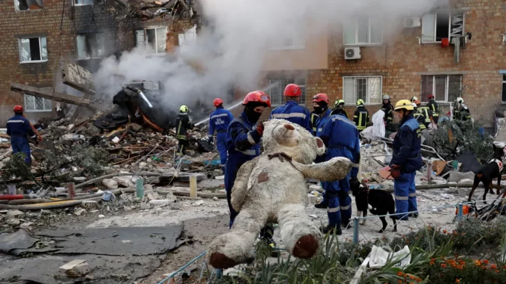 Un bombardament rus masiv asupra Kievului a ucis opt persoane, inclusiv doi copii. Alte 38 de persoane au fost rănite