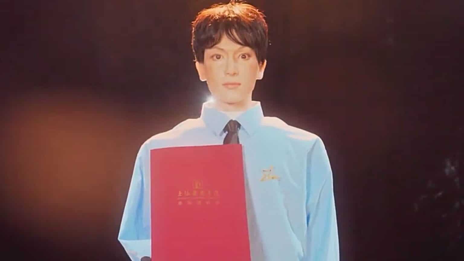 Xueba este primul robot umanoid care își dă doctoratul în actorie. A fost admis la Academia de Teatru și Film din Shangai