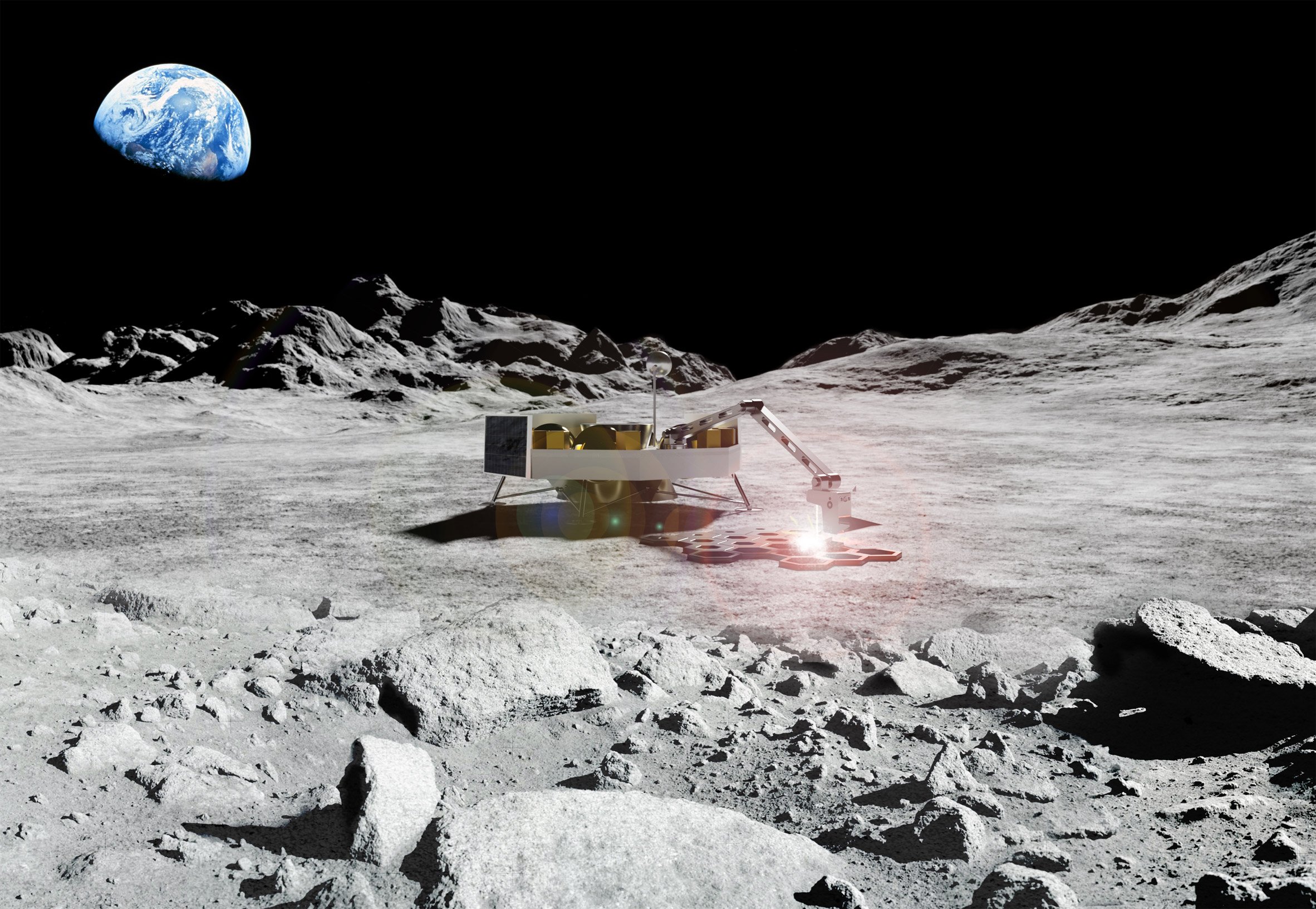 NASA plănuiește să construiască un reactor nuclear pe Lună, începând cu 2030