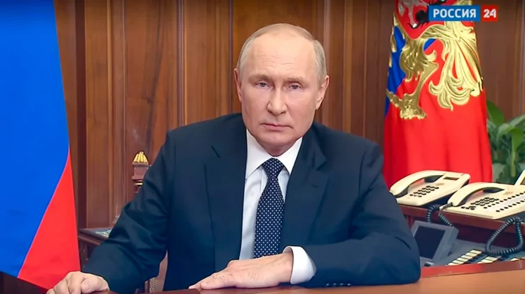 Vladimir Putin susține că Rusia cucerește teren în Ucraina: „Trupele avansează. Este al nostru”