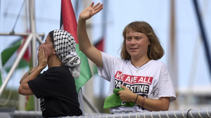 Barcelona devine punct de plecare pentru cea mai amplă flotilă umanitară destinată Gazei. Greta Thunberg: „Povestea aici este despre Palestina”