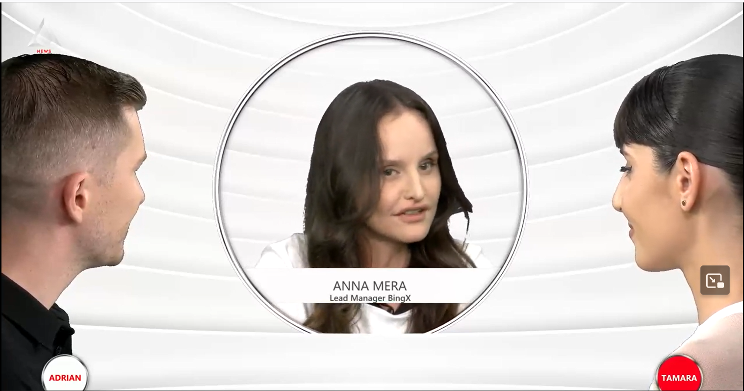ȘTIU, 19 septembrie, ora 20:00, cu Tamara Ceaicovschi și Adrian Bogdan. Invitat: Anna Mera, Lead Manager BingX