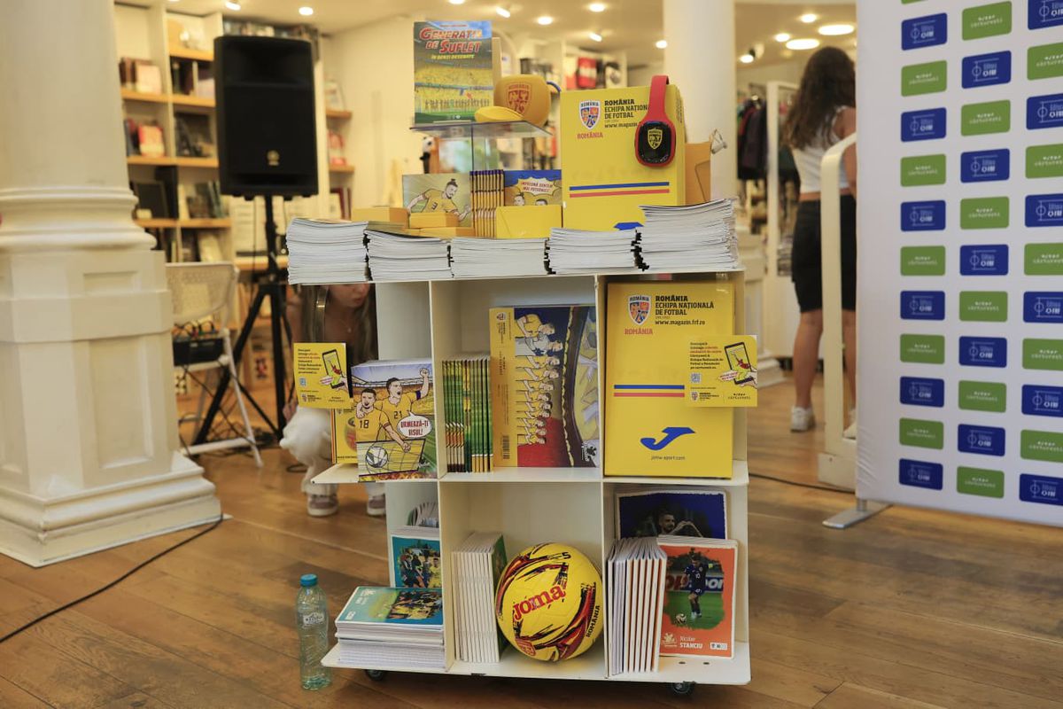 Federația Română de Fotbal și-a lansat propria editură cu o carte de benzi desenate. „Generația de suflet” ilustrează parcursul României în preliminariile EURO 2024 și participarea la turneul final din Germania