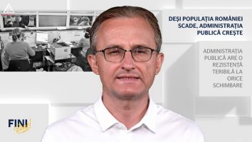 Fini sunt! Deși populația României scade, administrația publică crește