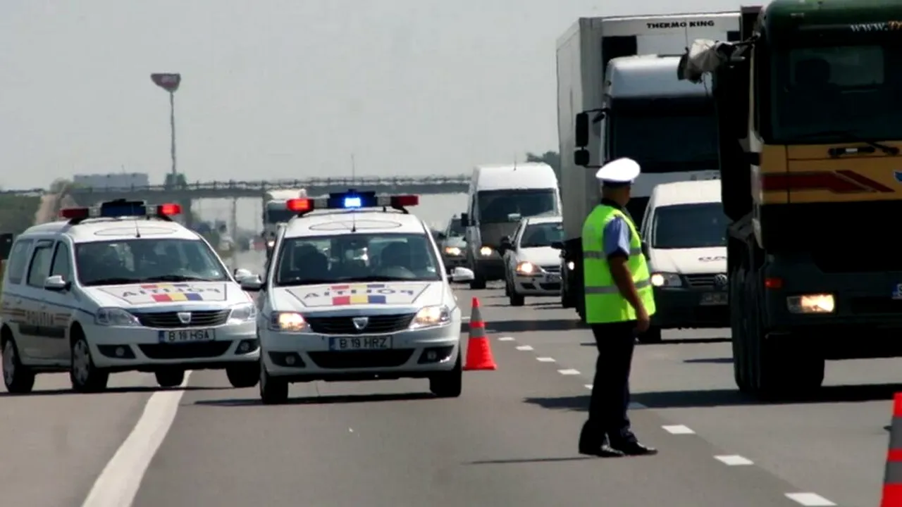 Azi ai restricții de circulație pe autostrăzile A2 și A3. Sunt lucrări de reparații care afectează traficul pe banda a doua