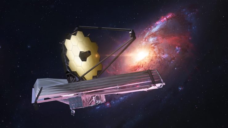 Telescopul James Webb descoperă un sistem în care cinci galaxii din univers fuzionează, la 800 de milioane de ani după Big Bang