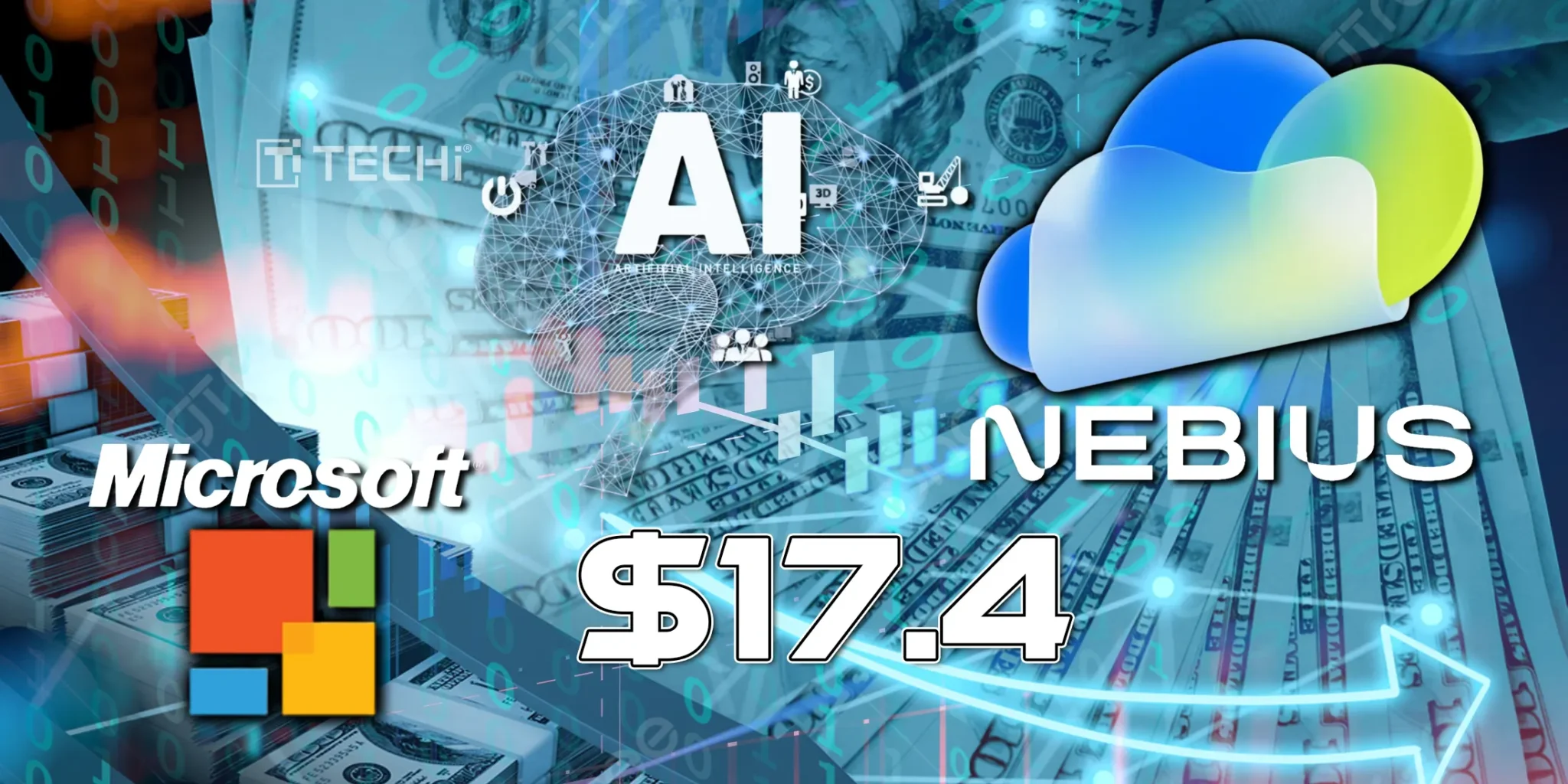 Un nou jucător în A.I., o nouă explozie pe bursă în SUA: Firma Nebius, desprinsă recent din grupul rus Yandex, a încheiat un acord de aproape 20 miliarde de dolari cu Microsoft