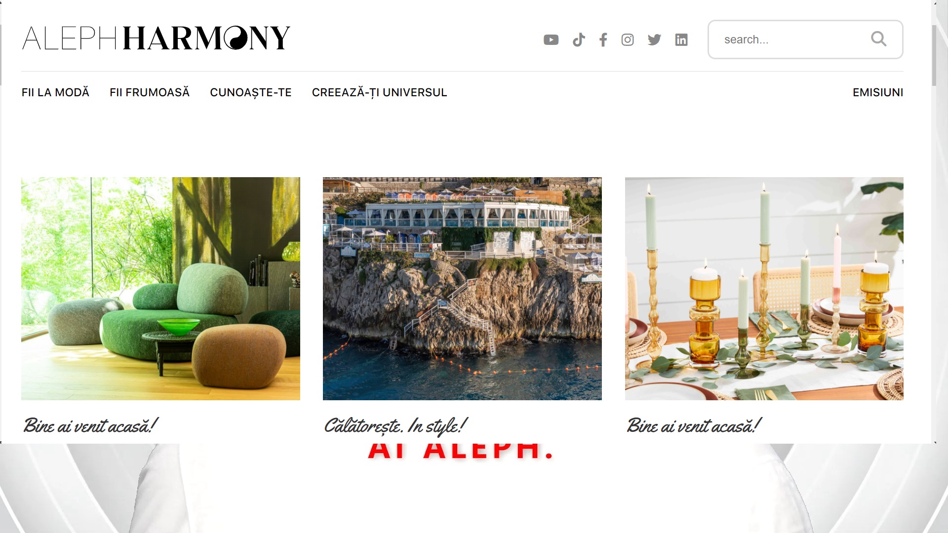 De astăzi, 1 septembrie 2025, ai ALEPH HARMONY. George Enache: „Acest proiect este o invitație să fii arhitectul propriei tale vieți. Am pregătit multe surprize”