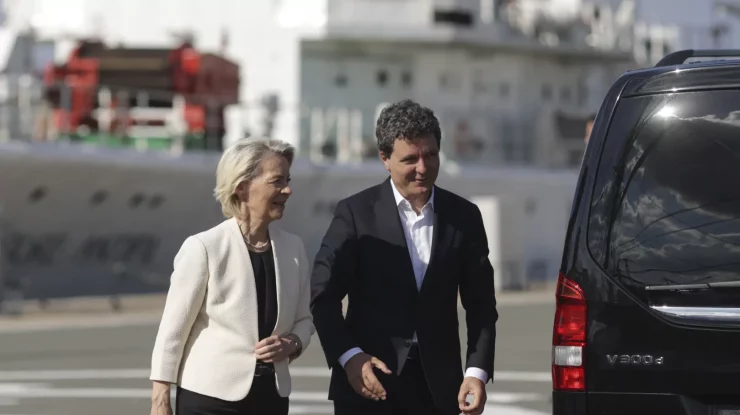 Ursula von der Leyen își continuă turneul în Constanța: „Ne ajutați să menținem Europa sigură”