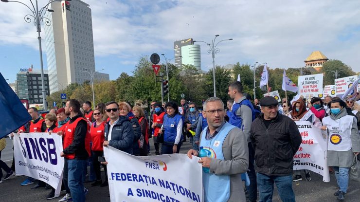 Șapte organizații sindicale din administrația publică anunță declanșarea unor acțiuni comune de protest