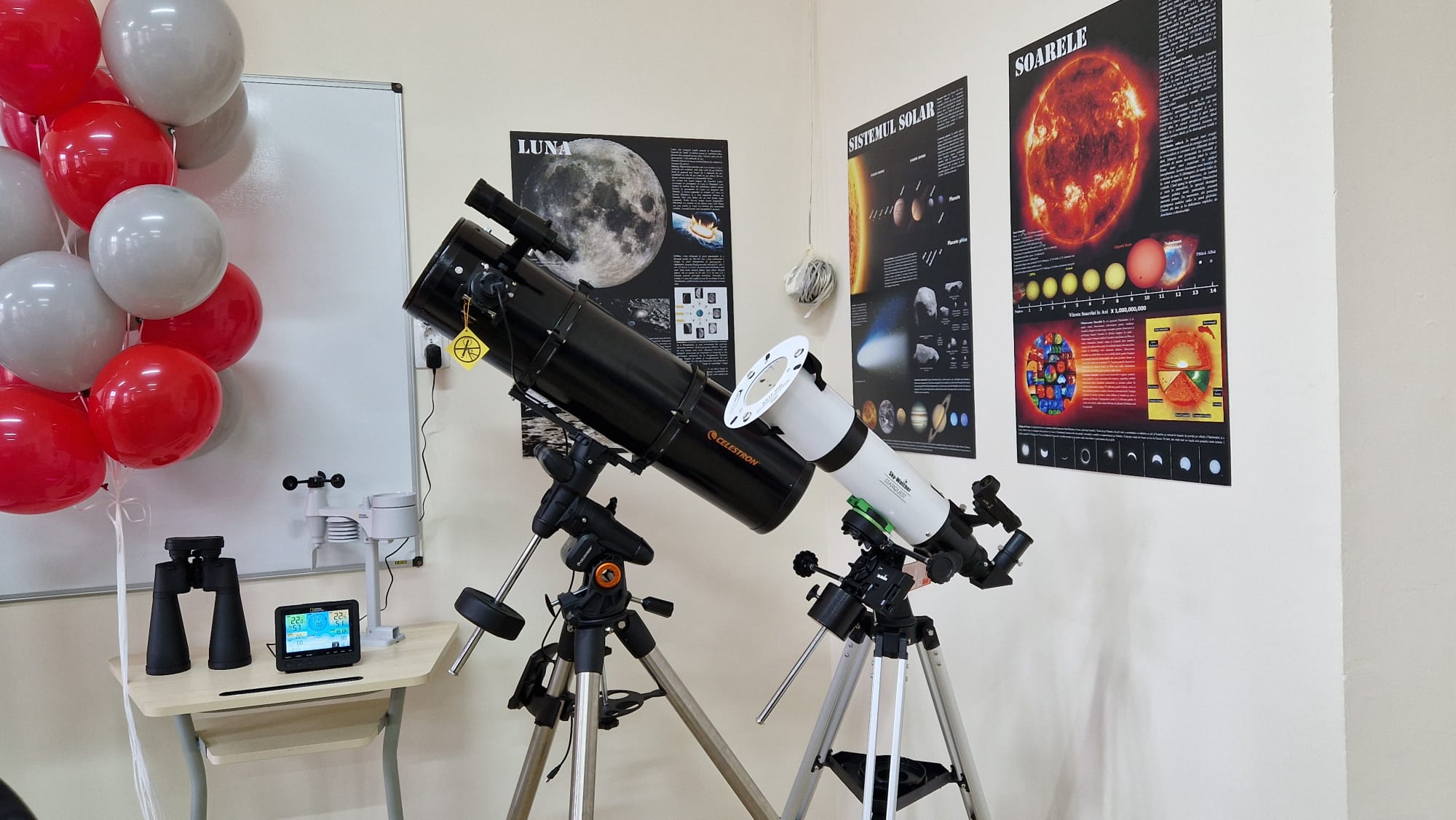 Colegiul Național Bănățean din Timișoara inaugurează un laborator de astrofizică. Sorin Ionescu, director: „Elevii pot vedea, în timp real, cum are loc mișcarea Pământului în jurul Soarelui”