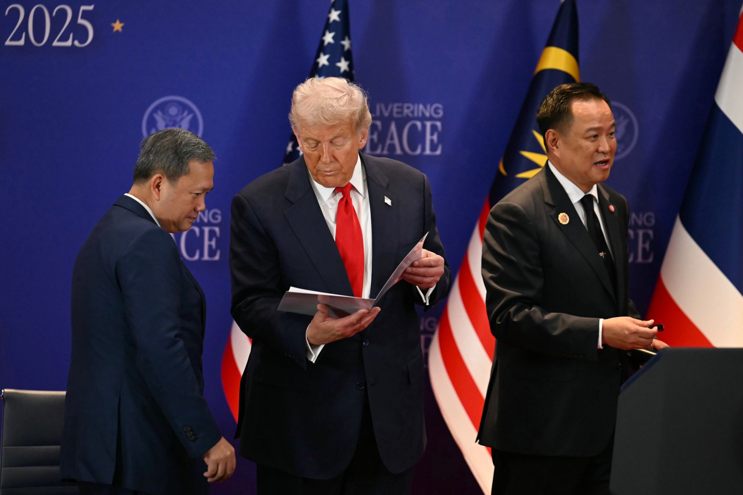 Thailanda şi Cambodgia au semnat acordul de încetare a focului, la Kuala Lumpur, în prezența lui Donald Trump