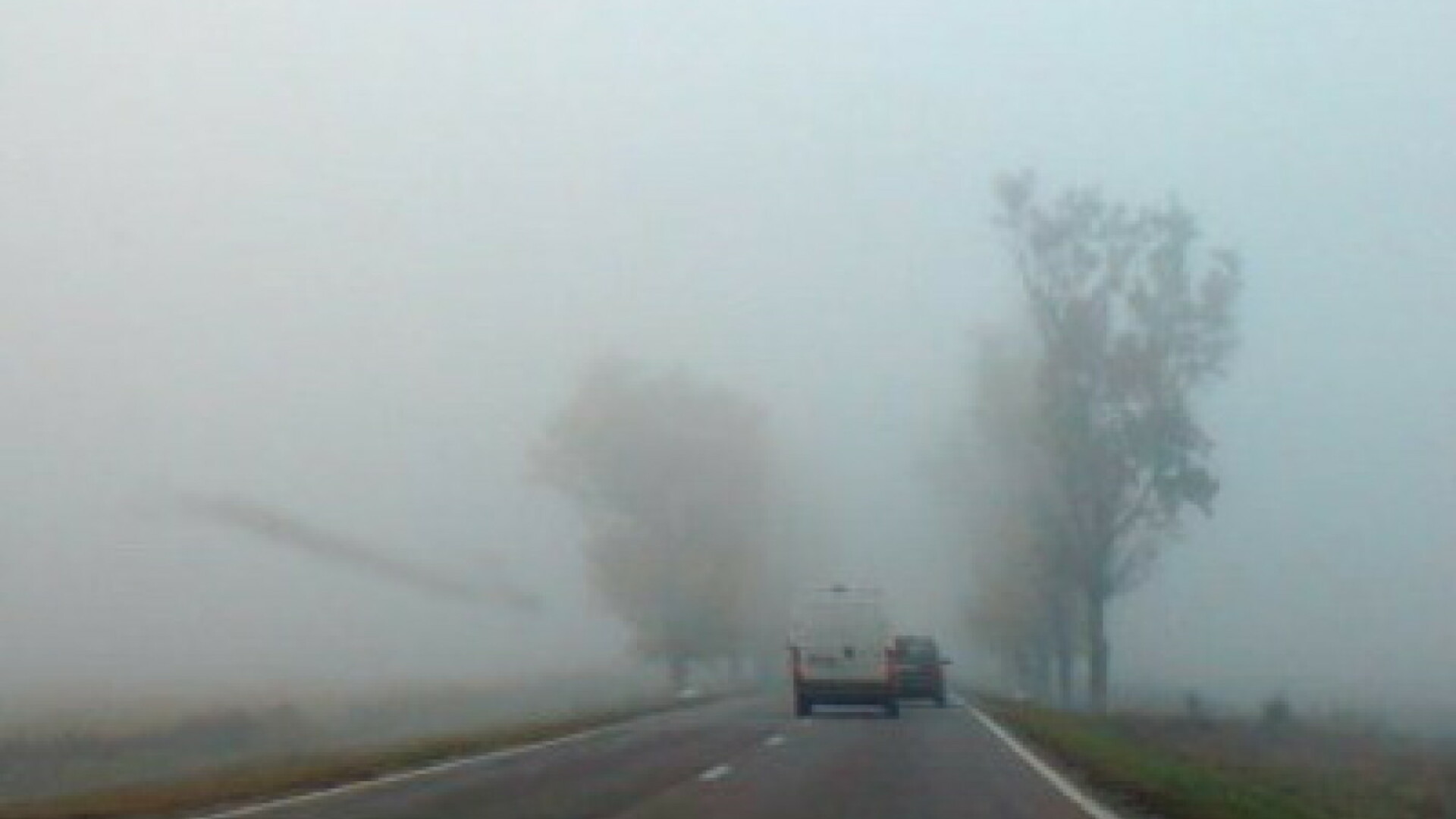 ANM emite avertizări de cod galben de ceață în mai multe județe din România