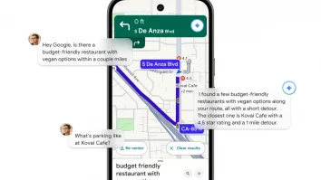 Google Maps a integrat în mod oficial A.I.-ul Gemini pentru a oferi funcții conversationale și îmbunătățiri ale navigației