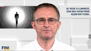 Fini sunt! Se vede o luminiță, dar mai avem până ieșim din tunel