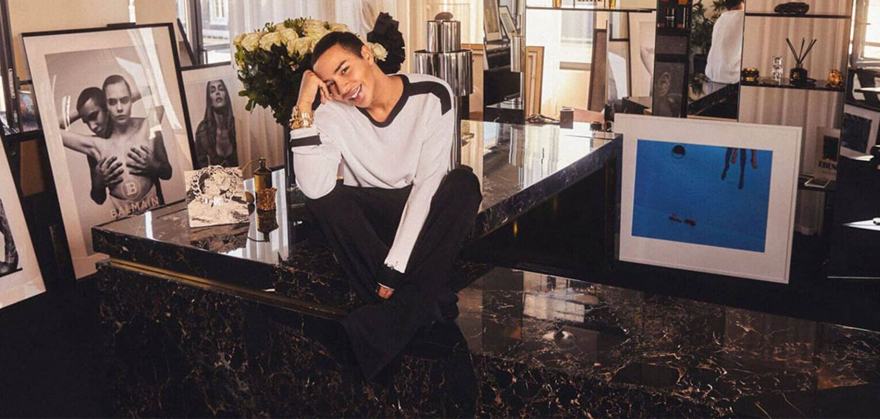 Olivier Rousteing părăsește brandul Balmain, după 14 ani. Artistul a transformat casa de lux într-unul dintre cele mai cunoscute branduri