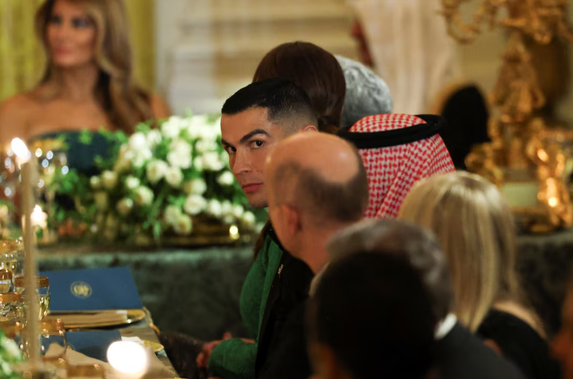 Cristiano Ronaldo a participat la un dineu oficial la Casa Albă alături de Prințul Moștenitor al Arabiei Saudite. Trump: „Fiul meu este un mare fan”