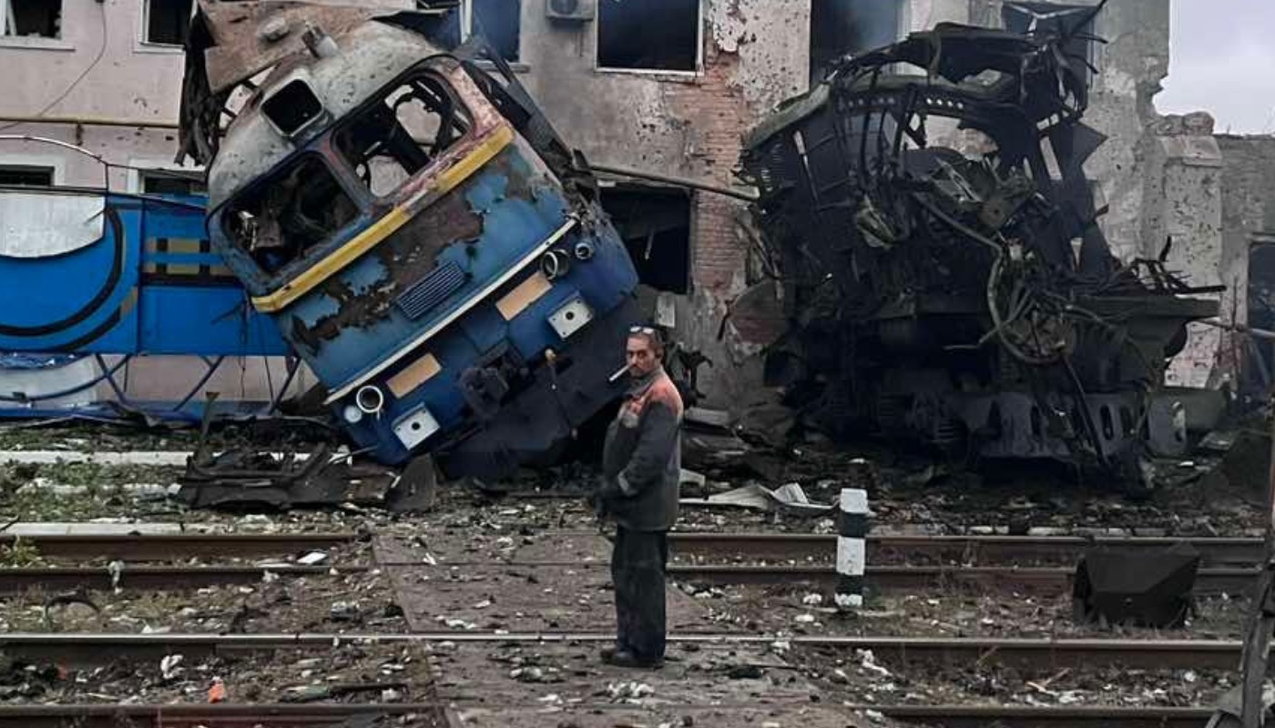 Rusia intensifică atacurile asupra rețelei feroviare a Ucrainei: peste 800 de lovituri de la începutul anului