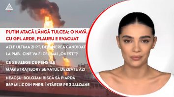 Știrile de la ora 16:00 prezentate de Ștefania Alephia, 17 noiembrie 2025