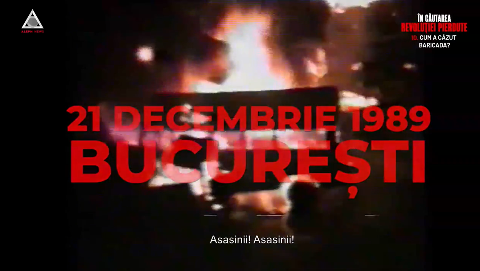 În Căutarea Revoluției Pierdute. Cum a căzut baricada? Mărturiile lui Paul Cozighian, Radu Silaghi, Răzvan Savaliuc, Florin Filipoiu, Petre Roman, Dumitru Dincă, Romulus Cristea și Ionela Bănărescu