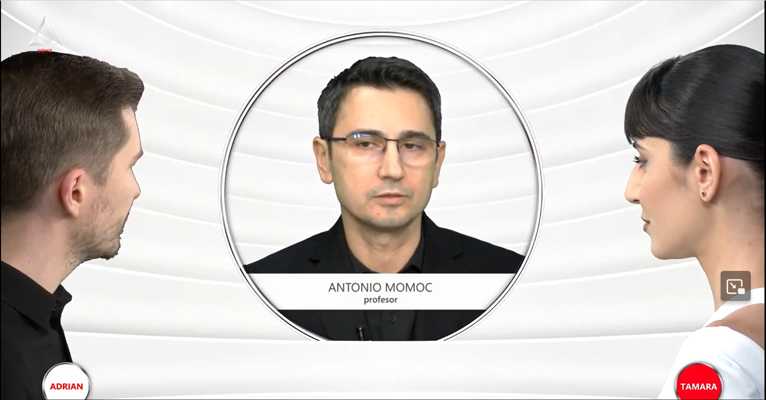 ȘTIU, 3 decembrie, ora 20:00, cu Adrian Bogdan și Tamara Ceaicovschi. Invitat: Antonio Momoc, profesor