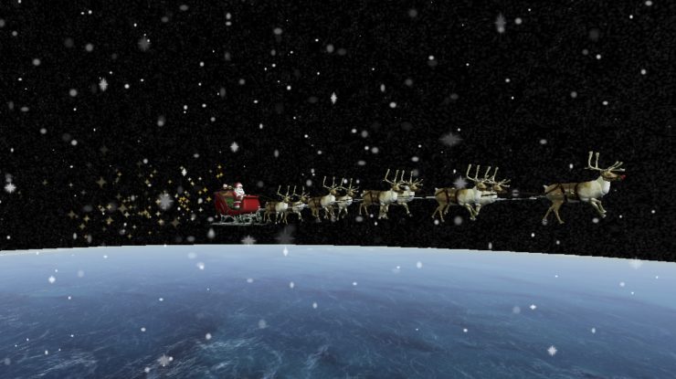 Moș Crăciun e pe drum și îi poți urmări traseul în timp real. Tradiția NORAD continuă de 70 de ani: Totul a pornit de la o greșeală nevinovată