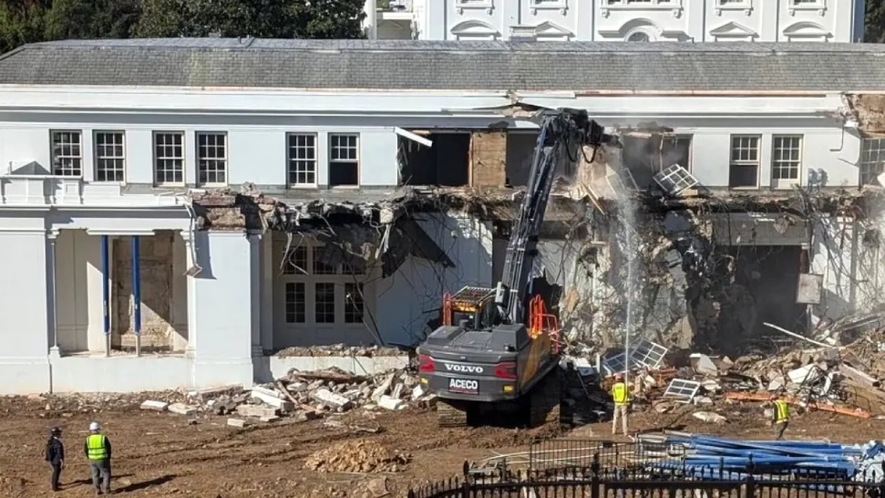 Casa Albă va prezenta în ianuarie 2026 detalii despre viitoarea sală de bal din Aripa de Est