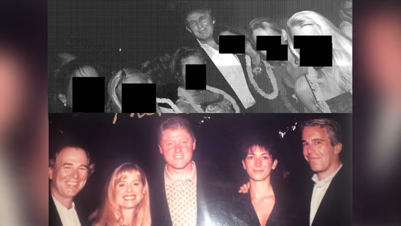 Democrații continuă să lanseze fotografii din palmaresul pedofilului Jeffrey Epstein, în care apar figuri precum Donald Trump, Bill Clinton, Prințul Andrew și Steve Bannon. Casa Albă: „Vor să creeze o narațiune falsă despre Trump”