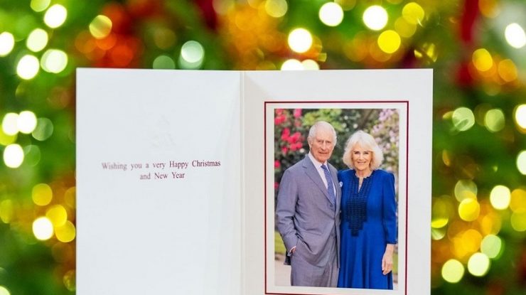 Regele Charles şi Regina Camilla au dezvăluit felicitarea oficială de Crăciun pentru 2025
