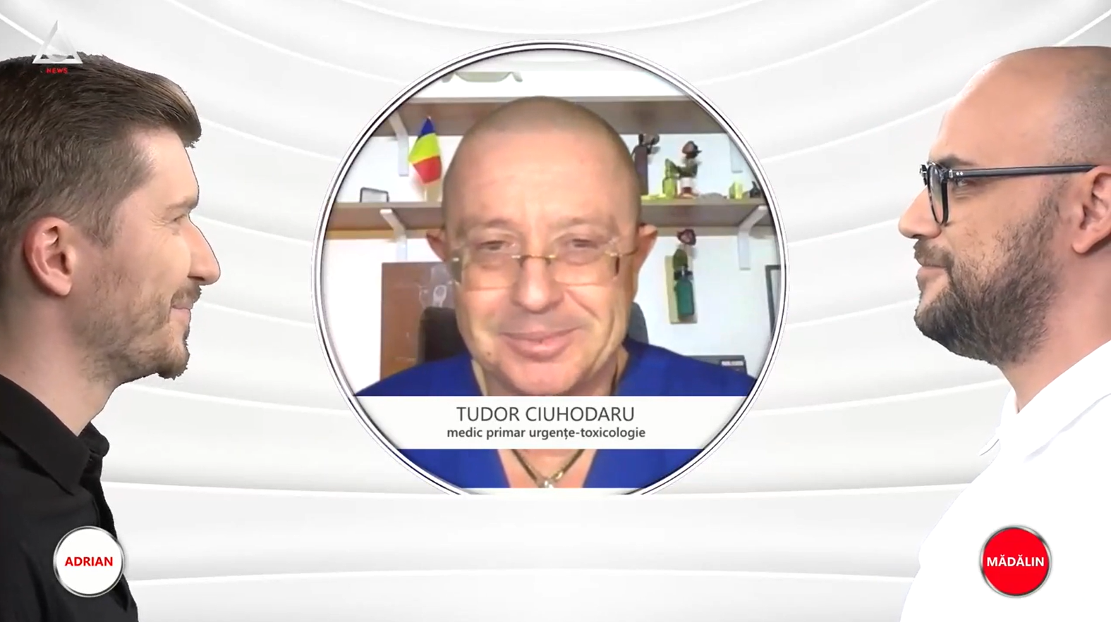 ȘTIU, 4 decembrie, ora 20:00, cu Adrian Bogdan și Mădălin Mihai. Invitat: Tudor Ciuhodaru, medic primar urgențe-toxicologie