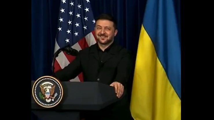 Moment viral la Mar-a-Lago. Zelenski a izbucnit în râs la comentariile lui Trump: „Putin își dorește ca Ucraina să aibă succes”