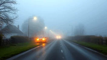Ceață și ninsori în mai multe județe. Traficul rămâne fluent pe principalele drumuri