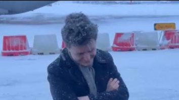 Prima zăpadă a lui Nicușor