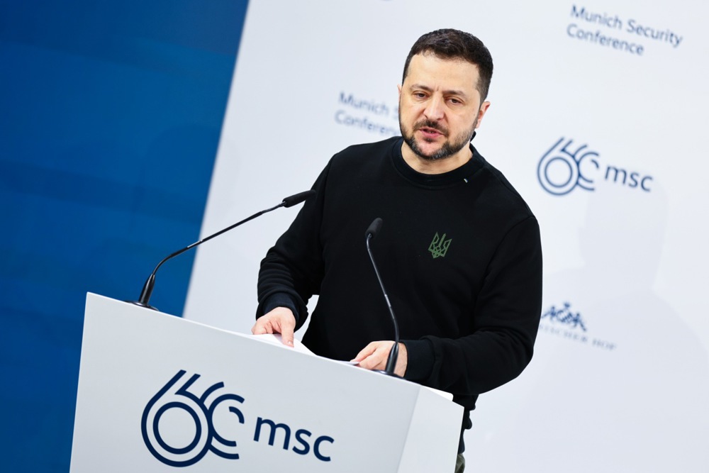 Zelenski, la Conferința de Securitate de la München: „Putin nu poate trăi fără război. America cere adesea concesii doar de la ucraineni. Este o mare greșeală ca Europa să fie absentă de la masa negocierilor”