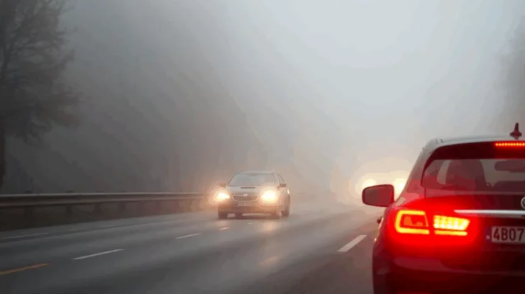 Ceața afectează circulația rutieră din vestul, sudul și estul României