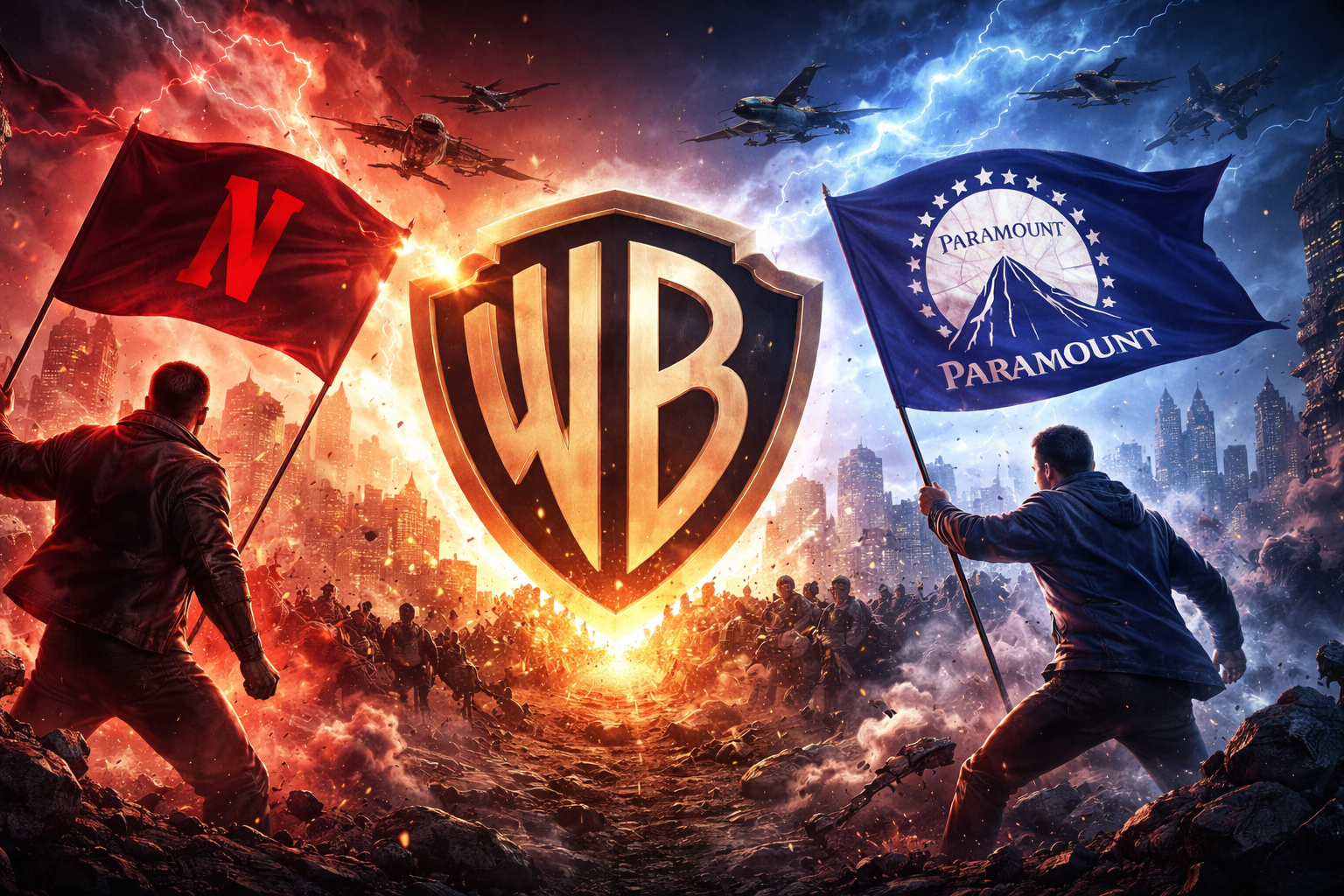 Paramount plusează în lupta pentru Warner Bros și încearcă să blocheze definitiv oferta Netflix. Departamentul de Justiție a Statelor Unite a deschis o investigație