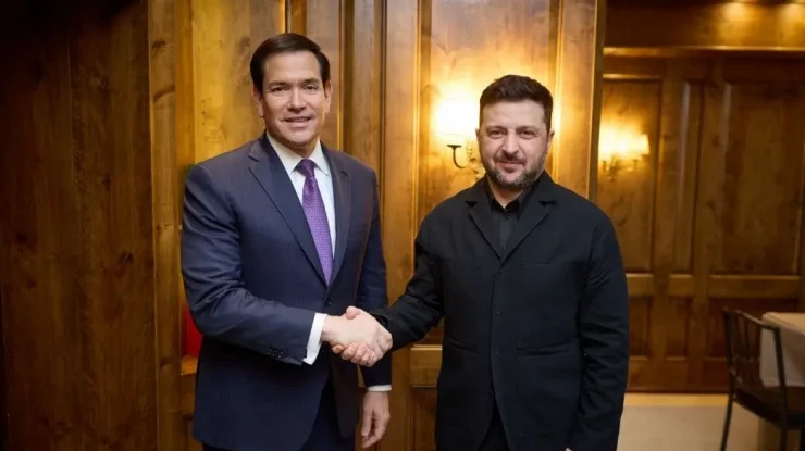 Zelenski spune că Ucraina va organiza alegeri dacă obține un armistițiu de două luni: „Președintele Trump poate face acest lucru. Puneți presiune pe Putin”. Zelenski și Rubio s-au întâlnit la München