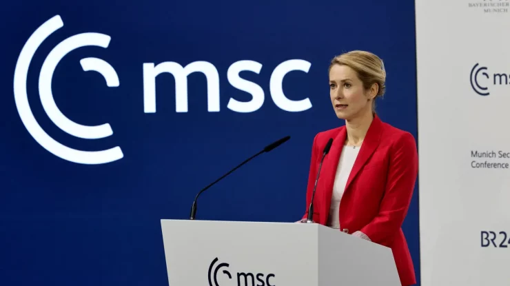 Conferința de Securitate de München. Kaja Kallas spune că UE trebuie să își definească clar cerințele față de Rusia înaintea negocierilor de pace: „Cea mai mare amenințare este că Rusia obține mai mult la masa negocierilor decât pe câmpul de luptă”