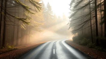 ANM a emis Cod galben de ceață în mai multe județe din țară